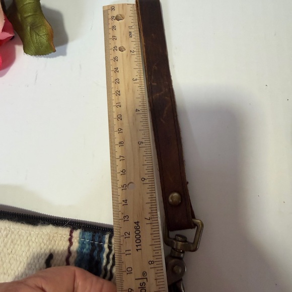 Boho Fringe Clutch with Tribal Pattern - Picture 5 of 5